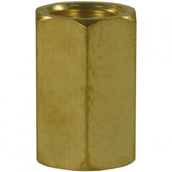 Переходник 1/2"г-1/2"г (латунь никел.) R+M