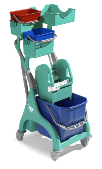 Тележка TTs Nick plus 100 (2х4л, 25л, отжим TEC)