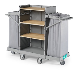 Тележка для отелей TTS GREEN HOTEL 905 (4 полки, колеса d150мм)