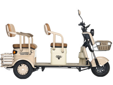 Трицикл электрический Rutrike Gelbert Atlas (48V/60V, 600 Вт, синий)