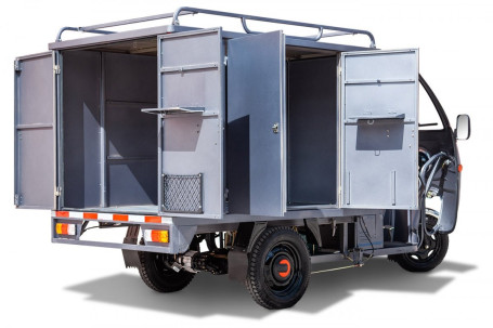 Трицикл электрический Rutrike КАРГО 1800 60V/1000W (черный матовый)