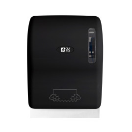 Диспенсер TTS Deluxe line (для полотенец, автомат, пластик, черный)