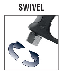 Пистолет высокого давления Tecomec ML960 (3/8г.вращ-1/4г, 550бар, нерж)