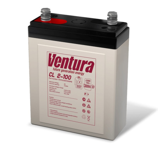 Тяговый аккумулятор Ventura CL 2-100 (2В, 100Ач, AGM)
