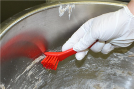 Щетка для чистки деталей Vikan (150мм, красный)