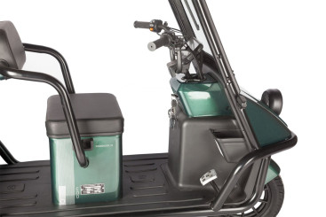 Трицикл электрический Wanshida NIPLA 500 60V 1000Вт (черно-белый)