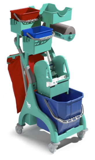 Тележка TTs Nick plus 120 (2х4л, 15л, отжим TEC)