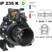 Мембранный насос Comet ВP 235 D (20 бар, 222 л/мин, ВОМ 1"3/8)