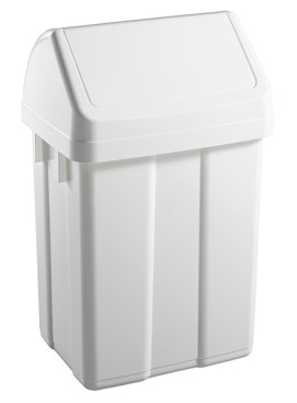 Ведро TTS MAX (25л, крышка мятниковая, белый)