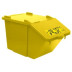 Контейнер мусорный TTS (желтый, полипропилен, 45л)