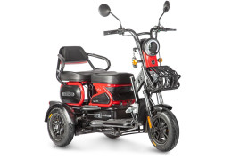 Трицикл электрический Wanshida HOT HATCH 60V 650Вт (черно-красный)