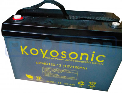 Тяговый аккумулятор Koyosonic NPMG140-12 (12В, 140А/ч)