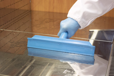 Сгон IGEAX сверхгигиеничный (300мм, мини-ручка, синий)