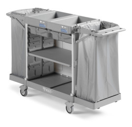 Тележка TTS Magic Hotel 890B (открытая, 2 ящика, полки, 2 держ. мешка 120л)