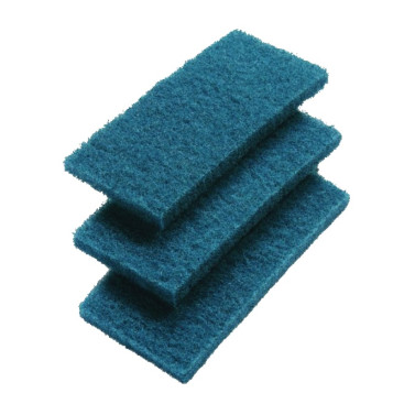 Пад абразивный Haug Bursten (260х120х25мм, жесткий, синий)