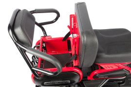 Трицикл электрический Wanshida HOT HATCH 60V 650Вт (черно-зеленый)