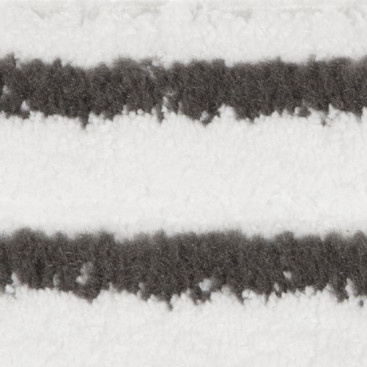 Моп TTS Soft Plus (микрофибра, 40см, белый с чёрными полосками)