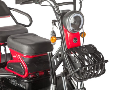 Трицикл электрический Wanshida HOT HATCH 60V 650Вт (черно-белый)