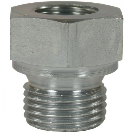 Переходник 1/4&quot;г-3/8&quot;ш (500бар, оцинк, L=22мм) R+M