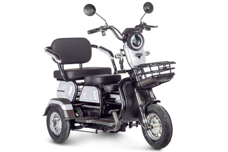 Трицикл электрический Rutrike Бумеранг (белый) (022656-3241)