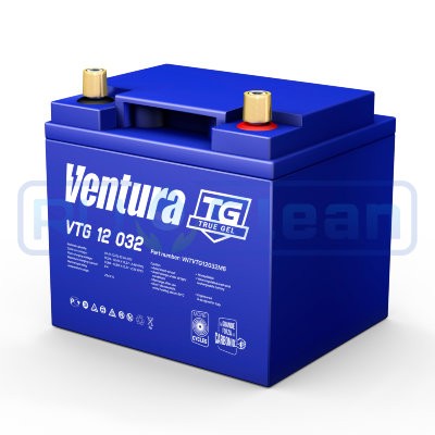 Тяговый аккумулятор Ventura VTG 12 032 (12В, 32Ач, Gel)