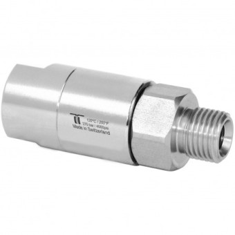 Переходник 3/8"ш-3/8"г R+M (275бар, нерж/лат, вращ, тип DGS)