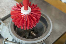 Ручка ультра гигиеническая Vikan (d32мм, 100см, красный)