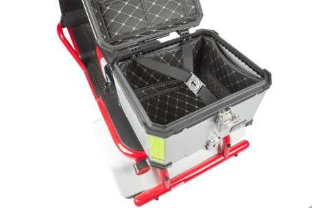 Трицикл электрический Wanshida DOUHAO 60V 800Вт (черно-бело-красный)