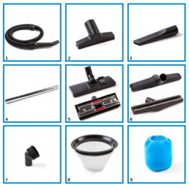 Пылесос ELSEA ARES WET&amp;DRY WP110Y (желтый, пластик)