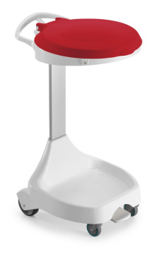 Держатель мешка TTS Smile E-20 (педаль, колеса, красная крышка)