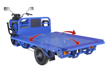 Трицикл электрический Rutrike Габарит 1700 60V1200W (красный)