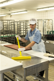 Ручка ультра гигиеническая Vikan (d32мм, 65см, желтый)