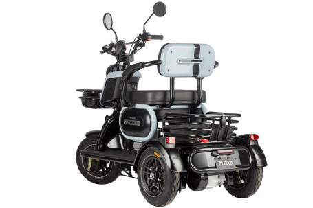 Трицикл электрический Wanshida UN MOTO 60V 650Вт (черный)