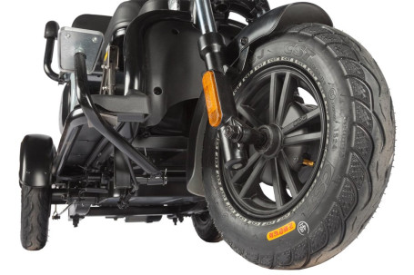 Трицикл электрический Wanshida UN MOTO 60V 650Вт (черный)