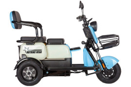 Трицикл электрический Rutrike Вега (синий)