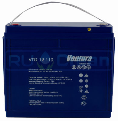 Аккумуляторная батарея Ventura VTG 12 110 (12В, 110Ач, Gel)