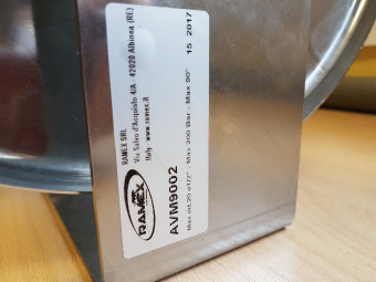 Барабан высокого давления RAMEX AVM 9002 (200бар, 20м, нерж)