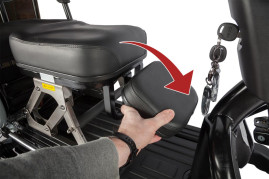 Трицикл электрический Wanshida UN MOTO 60V 650Вт (черно-красный)