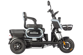 Трицикл электрический Wanshida UN MOTO 60V 650Вт (черно-красный)