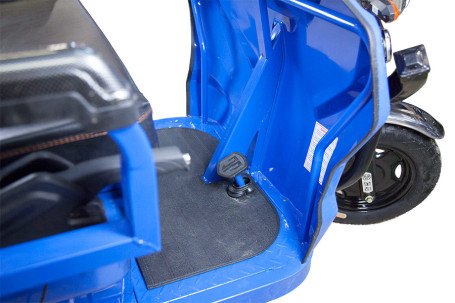 Трицикл электрический Rutrike D5 1700 60V/1200W (темно-зеленый)