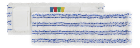 Моп TTS Wet Disinfection soft band (40см, карманы, белый с синими полосками)