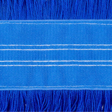 Моп на липучке TTS (40х10см, акриловый, для влажной уборки, синий)